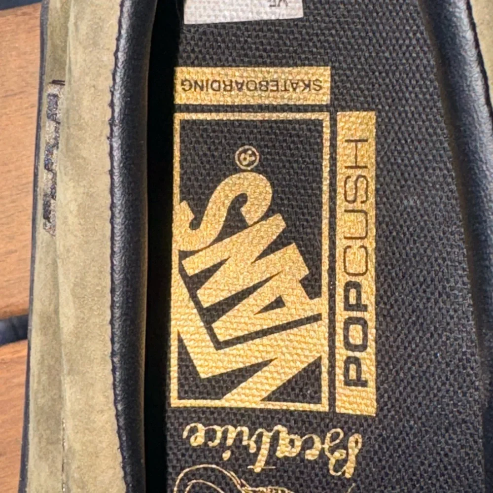 Vans Men’s SkateStyle 53x Beatrice Domond Slip-On Loafers with Gold Accent